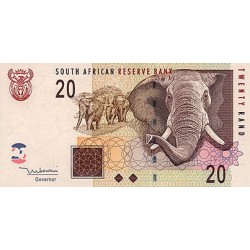 2005 - Sur Africa PIC 129a billete de 20 Rand S/C