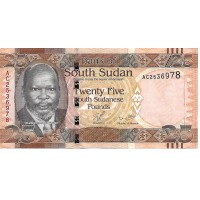 2011 - South Sudan 25 Pounds banknote PIC 8 UNC