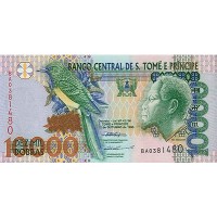 2004 - St. Thomas & Prince 10.000 Dobras banknote PIC 66c UNC