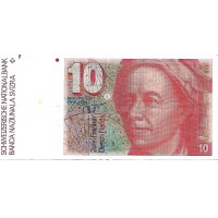 1987 - Switzerland 10 Francs banknote PIC 53g F