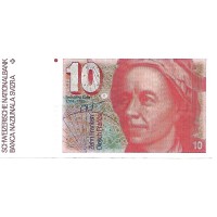 1990 - Switzerland 10 Francs banknote PIC 53h XF