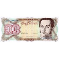 1992 - Venezuela P66d 100 Bolivares banknote UNC