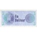1989 - Venezuela P68 1 Bolivar banknote UNC