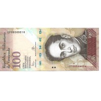 2015 - Venezuela P93j 100 Bolivares banknote UNC