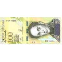 2017 - Venezuela P100b 100 million Bolivares banknote UNC