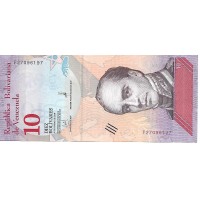 2018 - Venezuela P103 billete de 10 Bolívares S/C