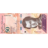 2018 - Venezuela P105 billete de 50 Bolívares S/C