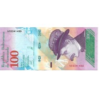 2018 - Venezuela P106 billete de 100 Bolívares S/C