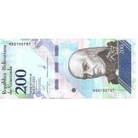 2018 - Venezuela P107 billete de 200 Bolívares S/C