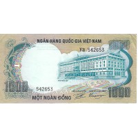 1972 - Vietnam South 1000 Dong banknote PIC 34 XF